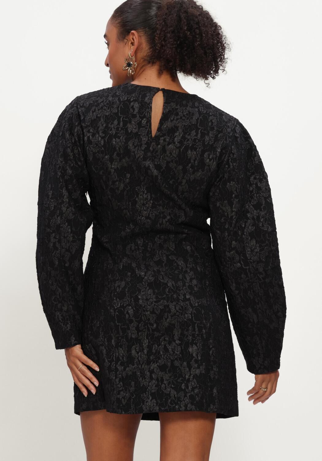 Zwarte NOTRE-V Mini jurk NV-IZABEL - large