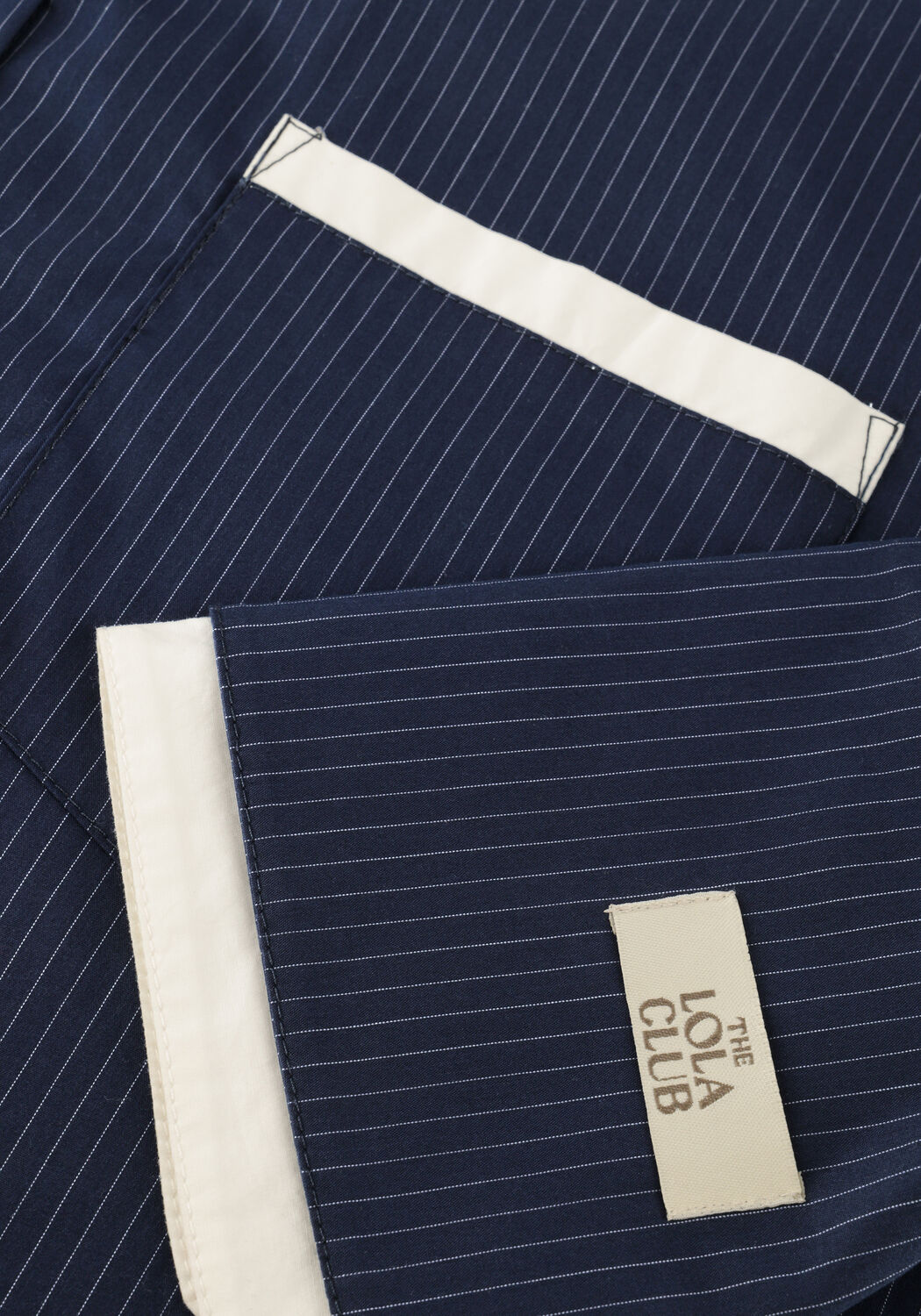 Donkerblauwe THE LOLA CLUB Blouses STEPH BLOUSE - large