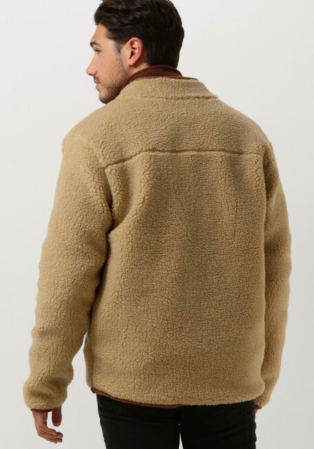 Beige FORÉT Jack AURORA SHERPA JACKET - large