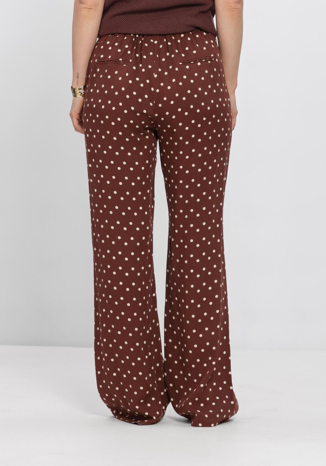 Bruine YDENCE Broeken PANTS STACEY - large