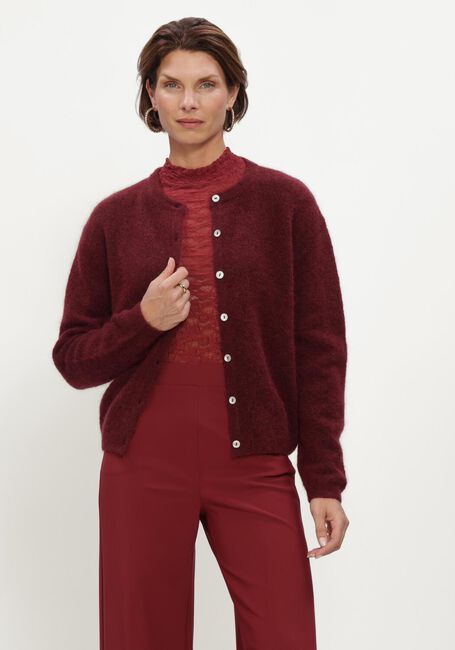 Bordeaux STUDIO ANNELOES Vest Bibi cardigan - large