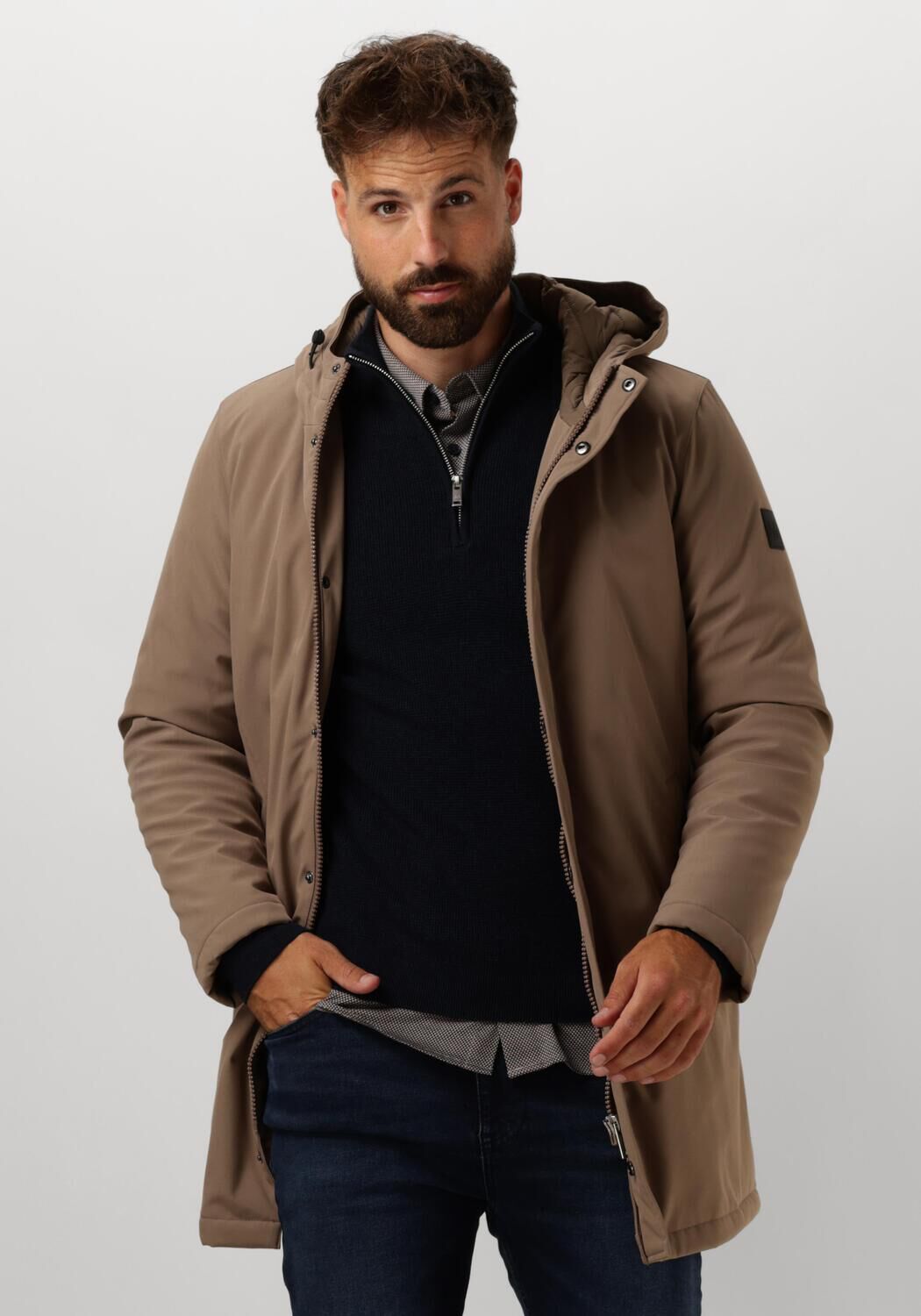 MATINIQUE Heren Jassen Deston Taupe