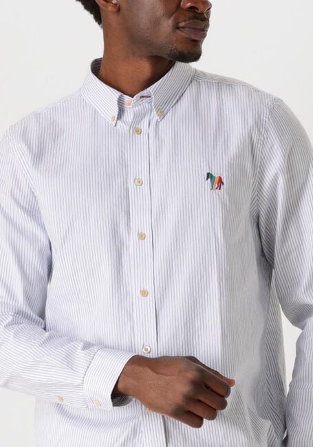 Blauwe PS PAUL SMITH Klassiek overhemd MENS LS REGULAR FIT SHIRT - large