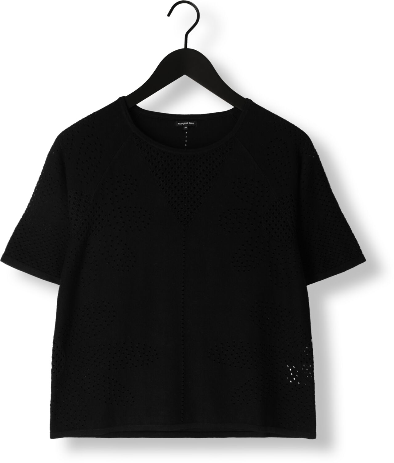 CAROLINE BISS Dames Tops & T-shirts 1249 10 Zwart