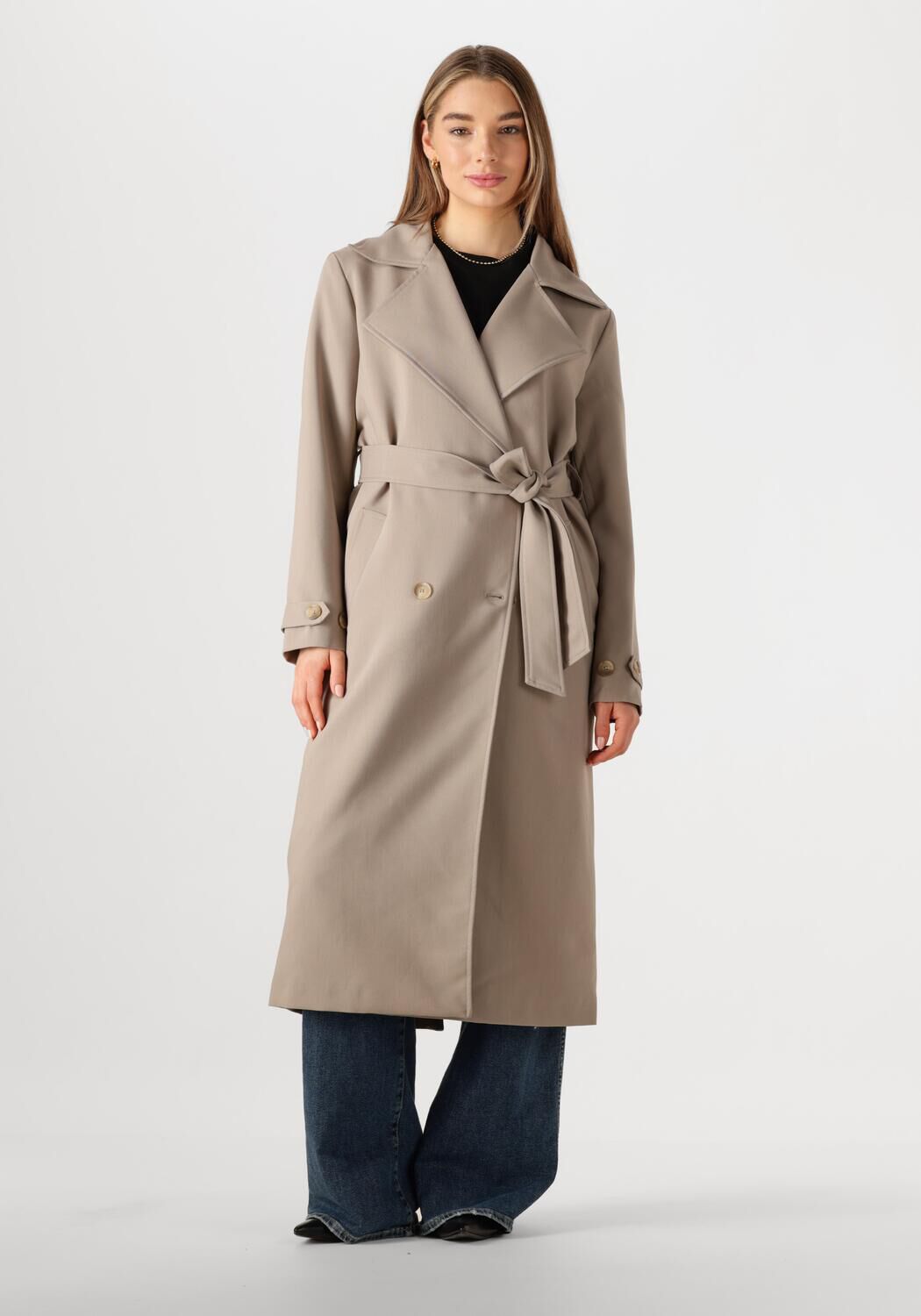 Notre-v Bruine Lange Jas voor Vrouwen Brown Dames