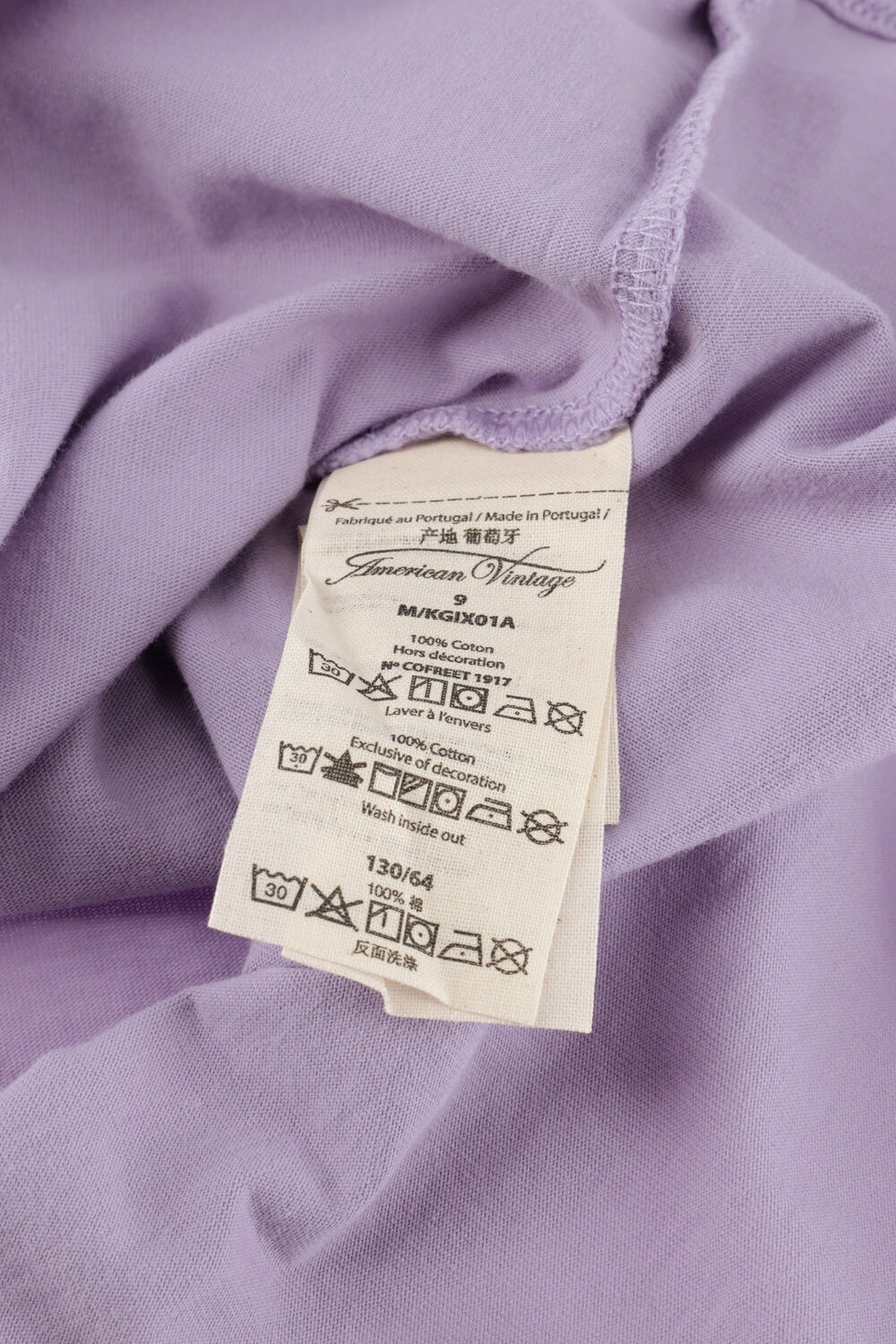 Lichtroze AMERICAN VINTAGE Top GIXY - large