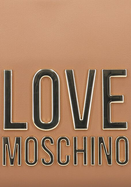 Bruine LOVE MOSCHINO Schoudertas LETTERING 4108 - large
