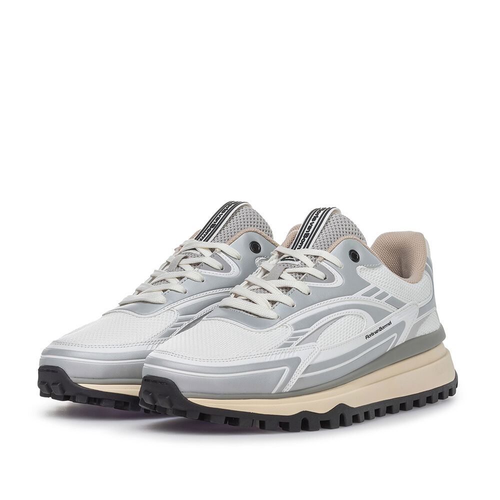 Witte FLORIS VAN BOMMEL Lage sneakers DE GRIPPER 10211 - large