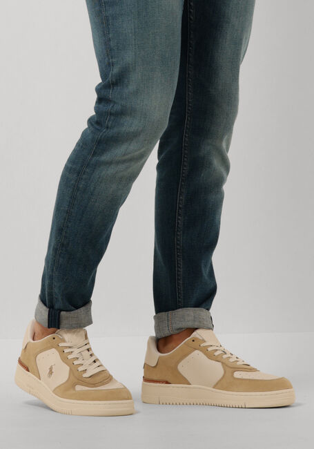 Beige POLO RALPH LAUREN Lage sneakers MASTER CRT LOW TOP - large