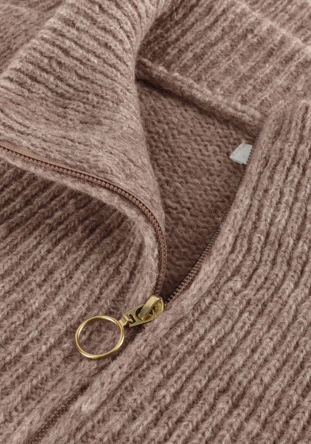 Taupe BY-BAR Trui BOXY BEAU PULLOVER - large