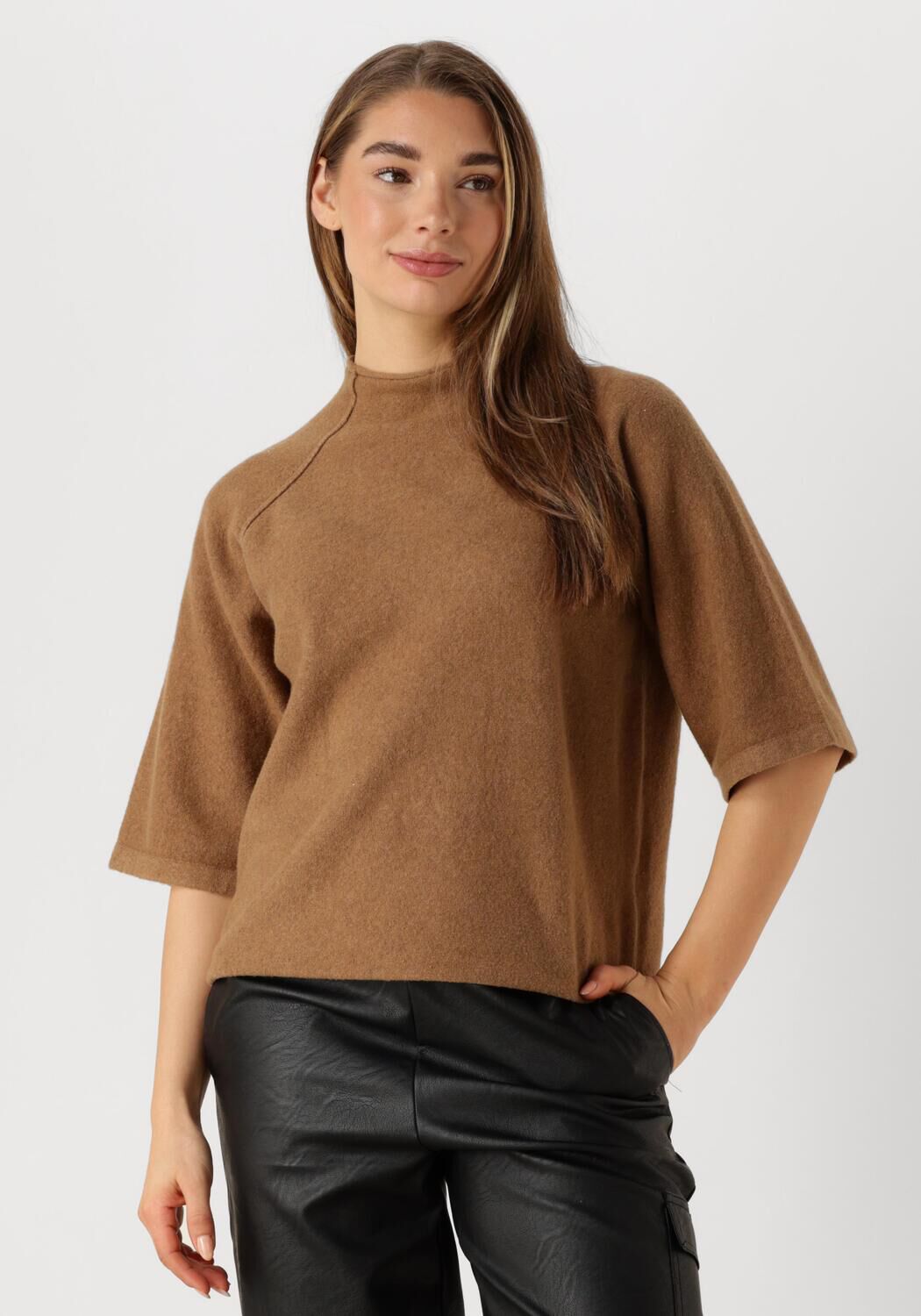 Penn&Ink N.Y Bruine Trui Comfort en Stijl Brown Dames
