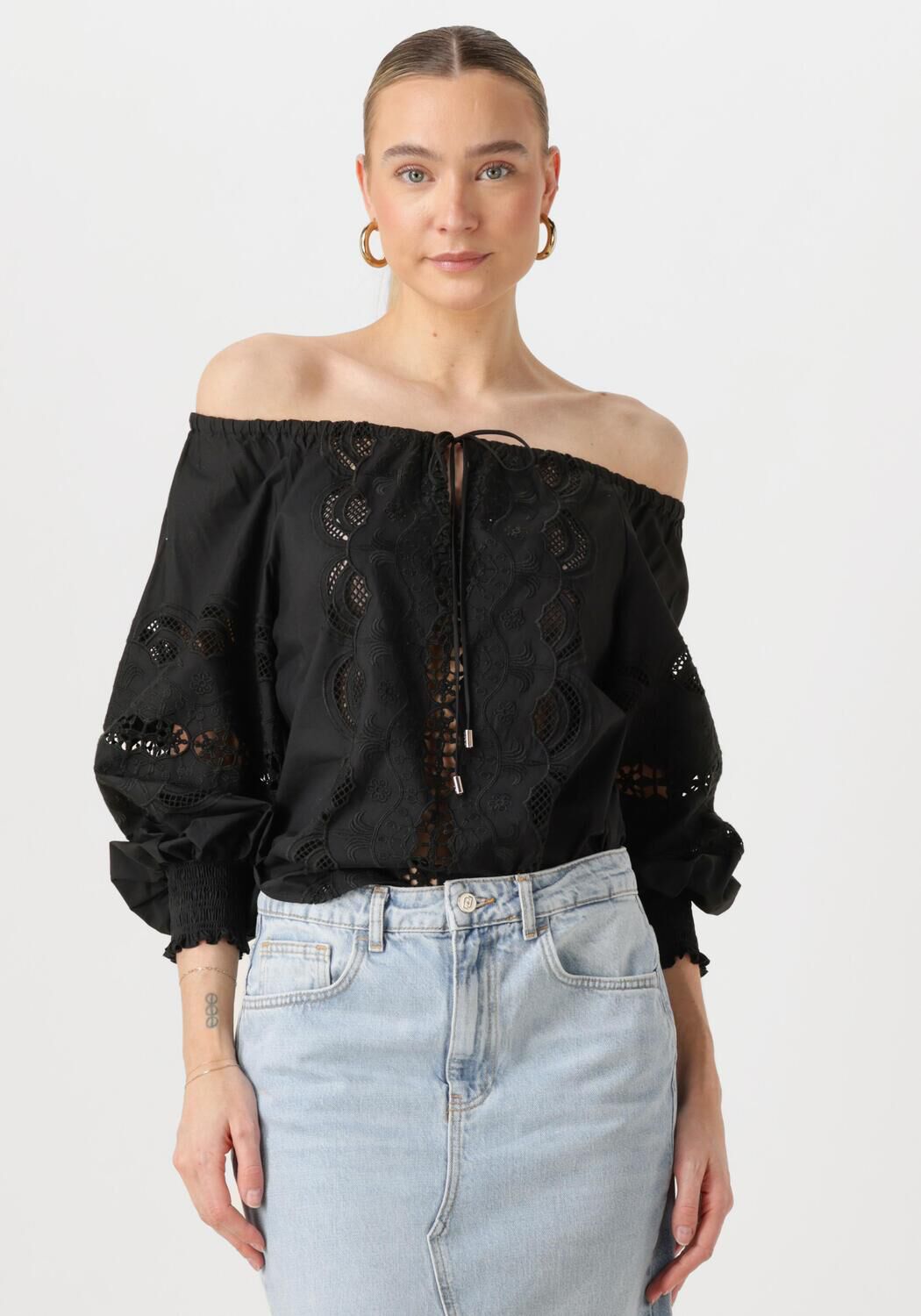 LIU JO Dames Blouses Tunica Ts Nav Zwart