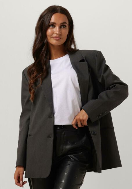 Grijze ALIX THE LABEL Blazer STRETCH OVERSIZED BLAZER - large