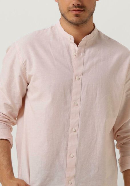 Roze SELECTED HOMME Casual overhemd SLHREGNEW-LINEN SHIRT LS BAND - large