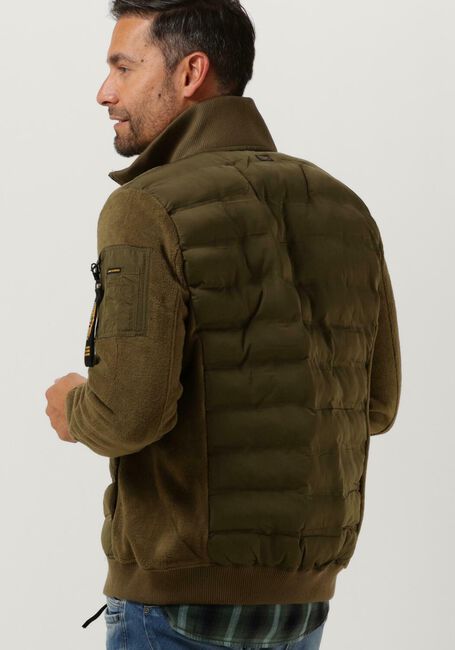 Groene PME LEGEND Jack ZIP JACKET FLEECE MIXED PADDED NYLON - large
