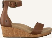 Bruine UGG Platte sandalen ZOE II - medium