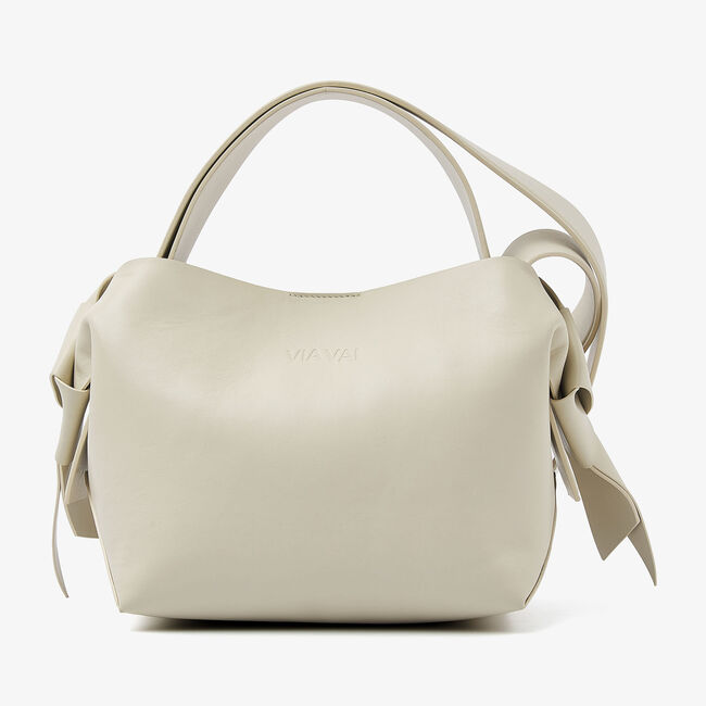 Beige VIA VAI Handtas NODO FABI - large