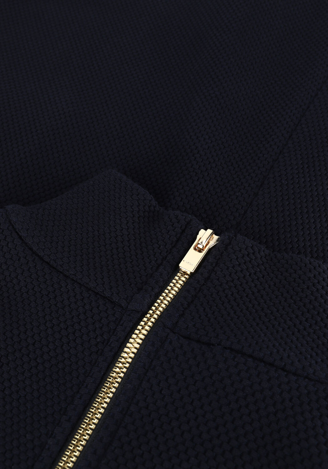 Donkerblauwe VANILIA Mini jurk COL STRUC DRESS - large