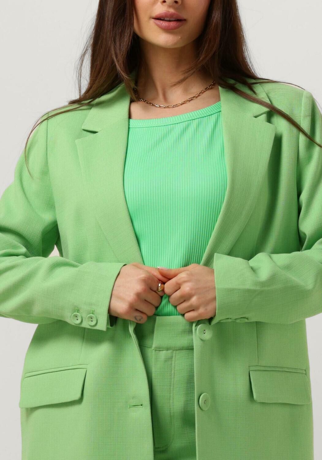 MY ESSENTIAL WARDROBE Dames Blazers Carlamw Blazer Groen