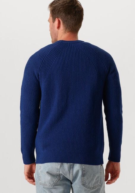 Donkerblauwe FORÉT Trui DELTA WOOL KNIT - large