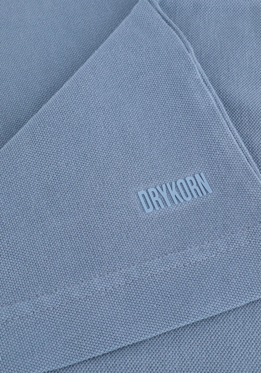 Lichtblauwe DRYKORN Polo BENEDICKT 520128 - large