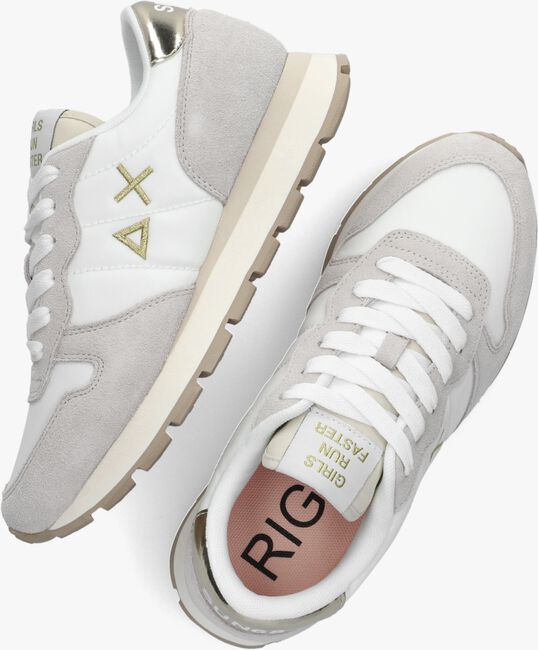 Witte SUN68 Lage sneakers ALLY GOLD - large
