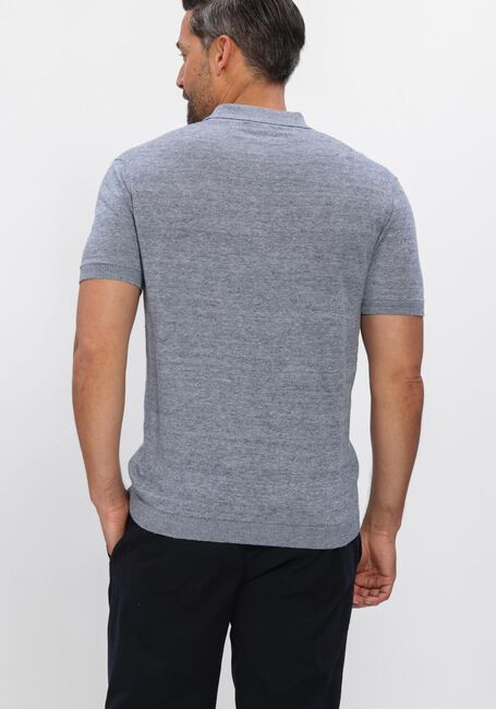 Blauwe GENTILUOMO Polo POLO 3 BUTTINS - large