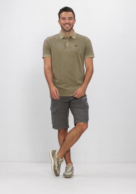 Khaki PME LEGEND Polo SHORT SLEEVE POLO PIQUE GARMENT DYED TAILWING - large