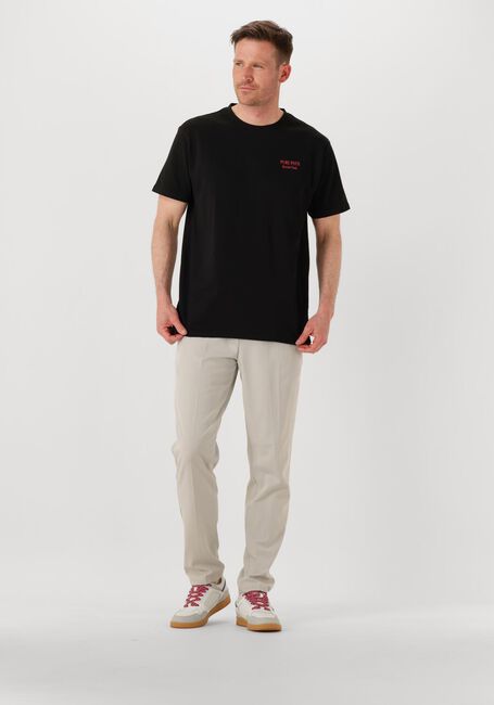Zwarte PURE PATH T-shirt REGULAR FIT CREWNECK SS T-SHIRTS - large