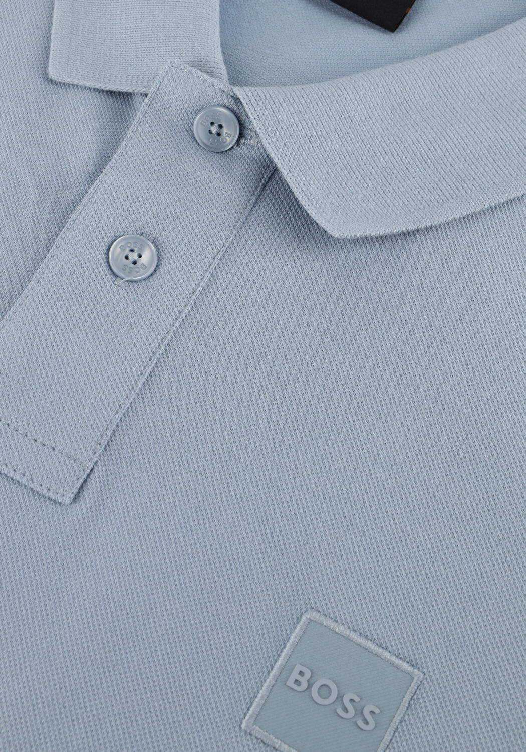 Lichtblauwe BOSS ORANGE Polo PASSENGER - large