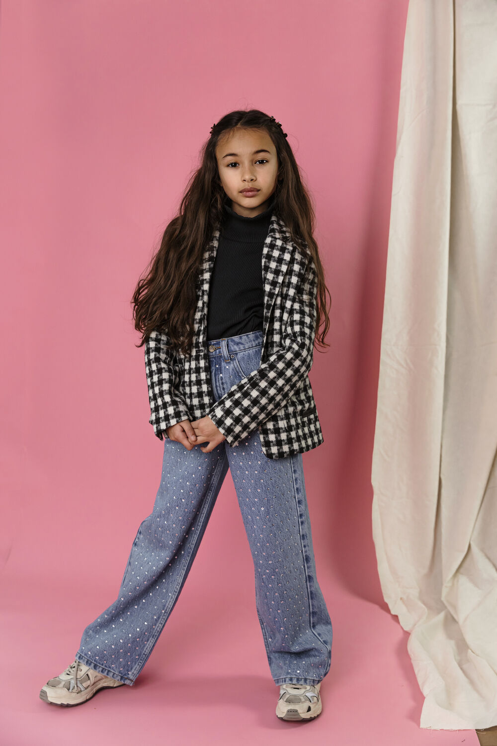 Blauwe AMMEHOELA Wide jeans AM.NOOR.03 - large