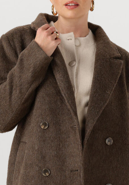 Bruine OMODA ATELIER Mantel OM-LOULOU COAT - large