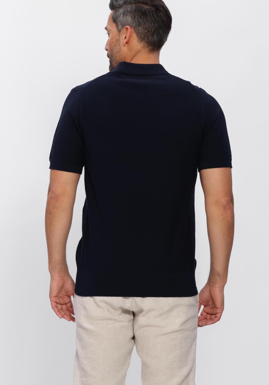 Donkerblauwe DSTREZZED Polo MERCURY SHORT SLEEVE POLO - large