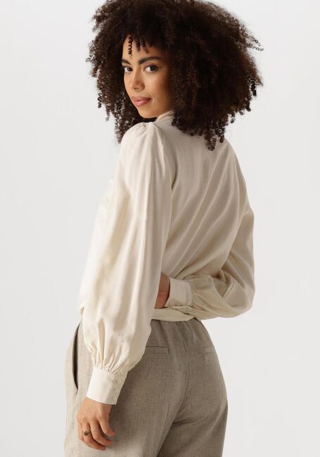 Creme Y.A.S. Blouses YASPIL LS BOW SHIRT - large