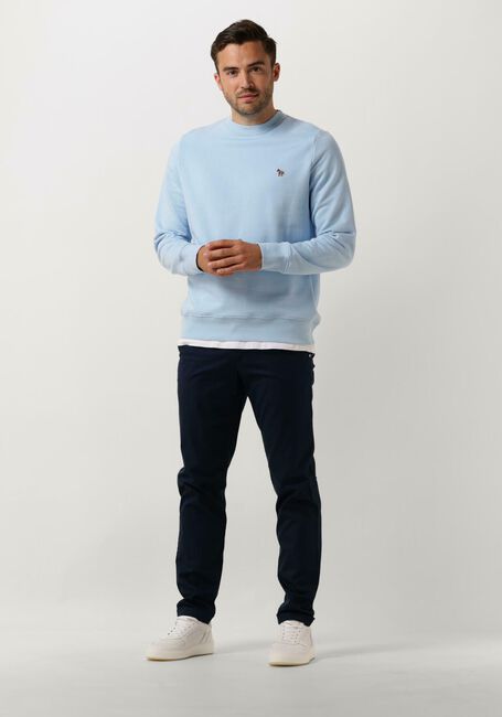 Lichtblauwe PS PAUL SMITH Sweater MENS REG FIT SWEATSHIRT ZEBRA - large