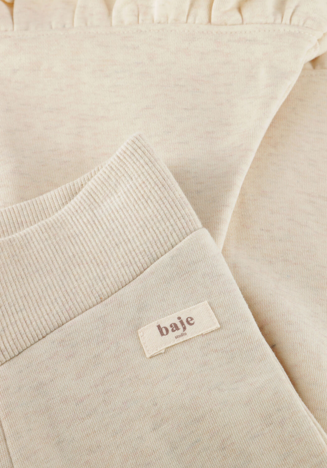 Ecru BAJE STUDIO Flared broek FYCA - large