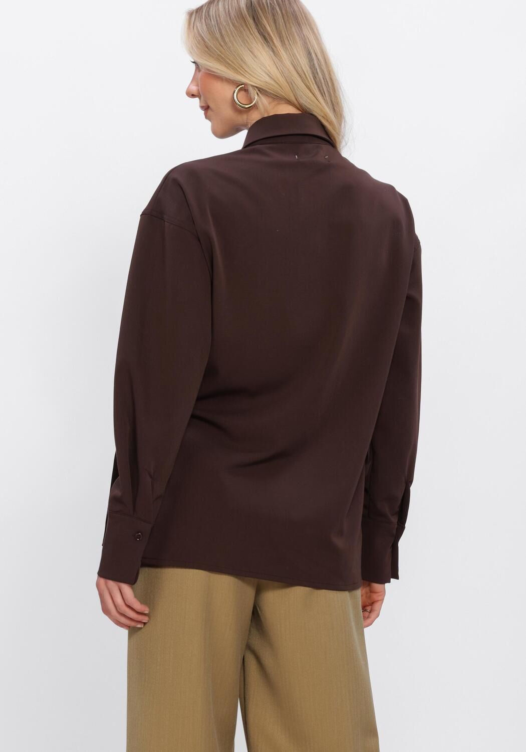 Bruine STUDIO AMAYA Blouses ROOS BLOUSE - large