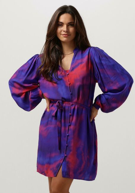 Paarse FREEBIRD Mini jurk WV-COSMIC-PES-23-3 - large