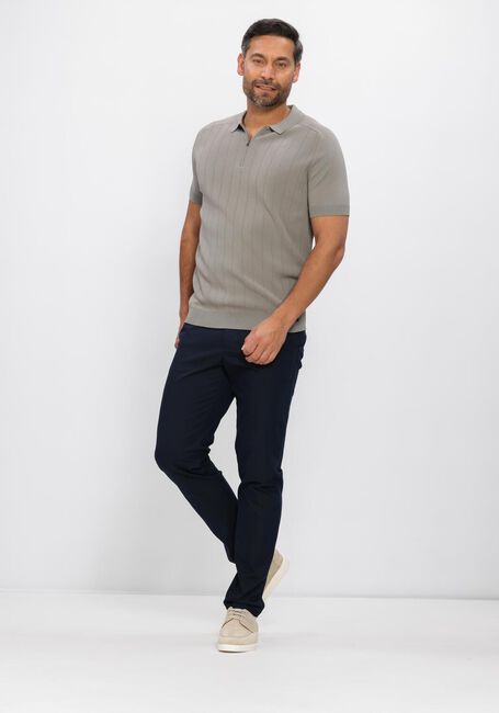 Taupe GENTI Polo POLO ZIP SS 1260 - large