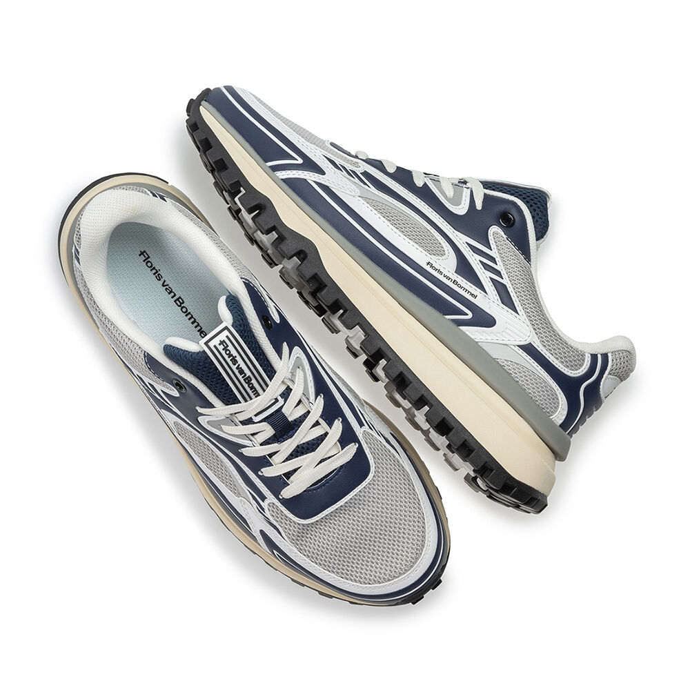 Blauwe FLORIS VAN BOMMEL Lage sneakers DE GRIPPER 10211 - medium