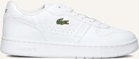 Witte LACOSTE Lage sneakers T-CLIP - medium