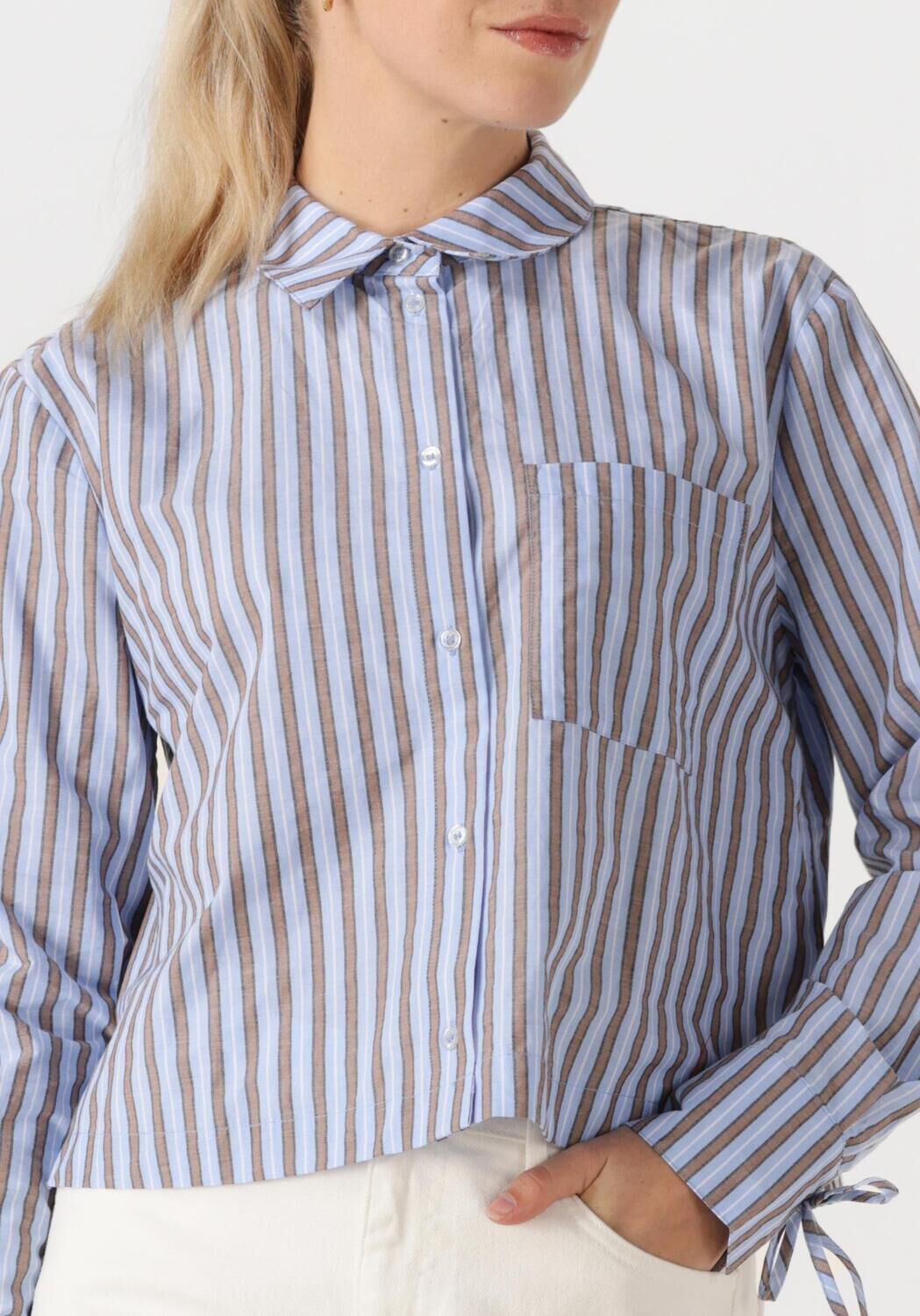 MODSTRÖM Modström Dames Blouses Meyrickmd Stripe Shirt Blauw