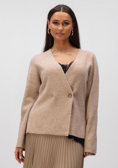 Beige NEO NOIR Trui MARIE LOUISE KNIT CARDIGAN - large