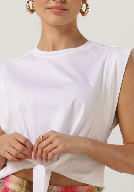 Witte SCOTCH & SODA Top RELAXED-FIT KNOTTED T-SHIRT - large