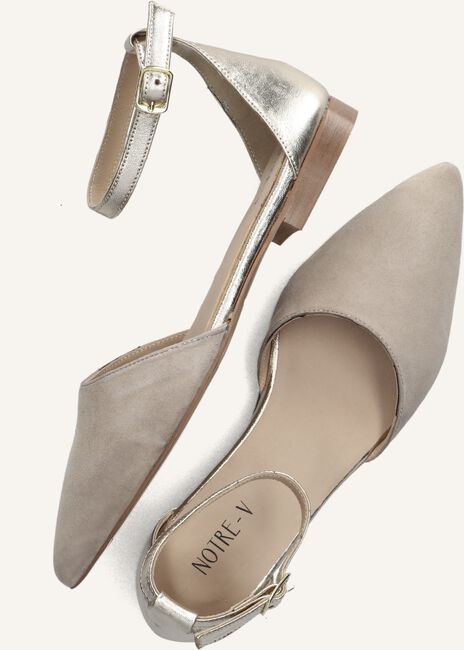 Beige NOTRE-V Platte sandalen VK2163 Beige NOTRE-V Platte sandalen VK2163 - large