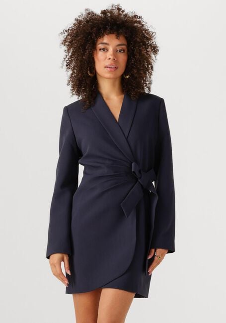 Donkerblauwe JOSH V Mini jurk JV BONITA WRAP DRESS - large