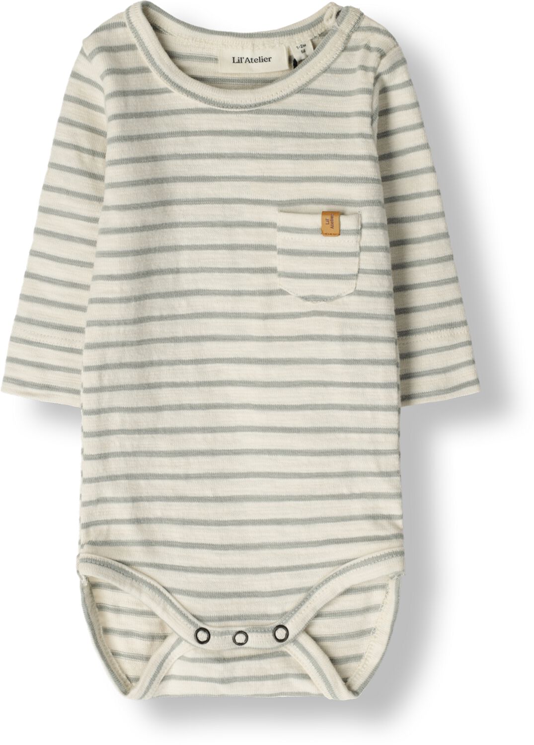 LIL' ATELIER Baby Rompers Nbmdenji Ls Body Lil Beige