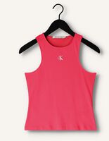 Roze CALVIN KLEIN Top MICRO MONOLOGO RACER BACK Roze CALVIN KLEIN Top MICRO MONOLOGO RACER BACK - medium