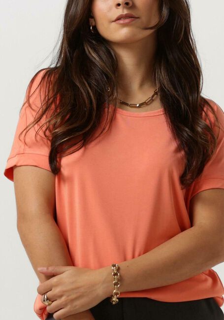 Oranje MSCH COPENHAGEN T-shirt MSCHFENYA MODAL TEE - large