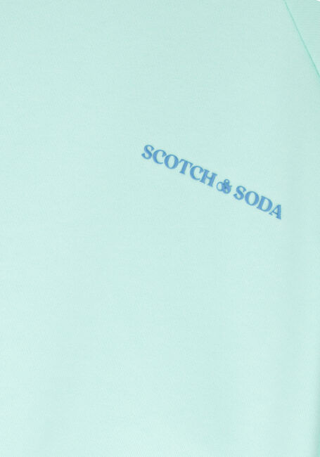 Mint SCOTCH & SODA Sweater UNISEX CREWNECK SWEATSHIRT IN ORGANIC COTTON - large